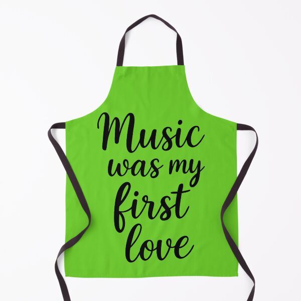 Item preview, Music Was My First Love – Retro Minimalist Typography Design for Music Lovers designed and sold by Minimum-Rage.