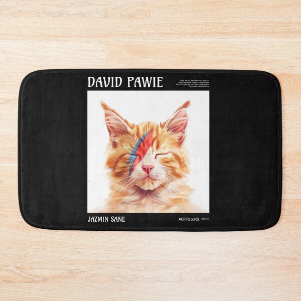 Item preview, DAVID BOWIE - PAWIE Cat Album Cover designed and sold by JusTiceT-shirts.