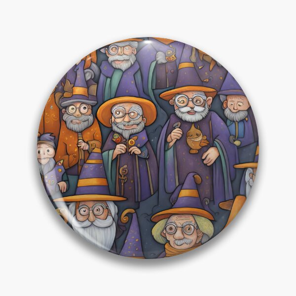 Item preview, Pensioners dressed as Wizards for Halloween designed and sold by Colin Bentham.