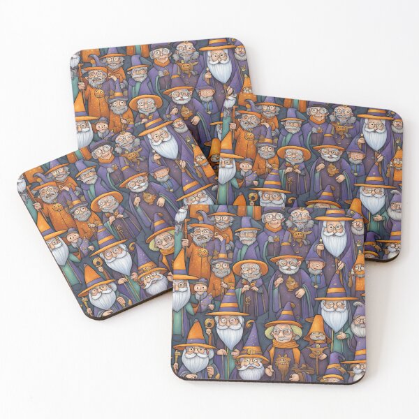 Item preview, Pensioners dressed as Wizards for Halloween designed and sold by Colin Bentham.