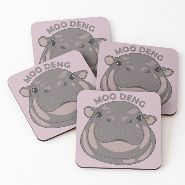 Item preview, The Viral Charm of Moo Deng: Illustrated! designed and sold by SKETCHYANDGRAPHIC.