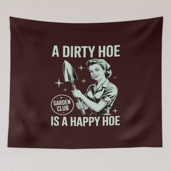 Item preview, A Dirty Hoe Is A Happy Hoe Funny Gardening Plant Lover designed and sold by KingsLife1994.