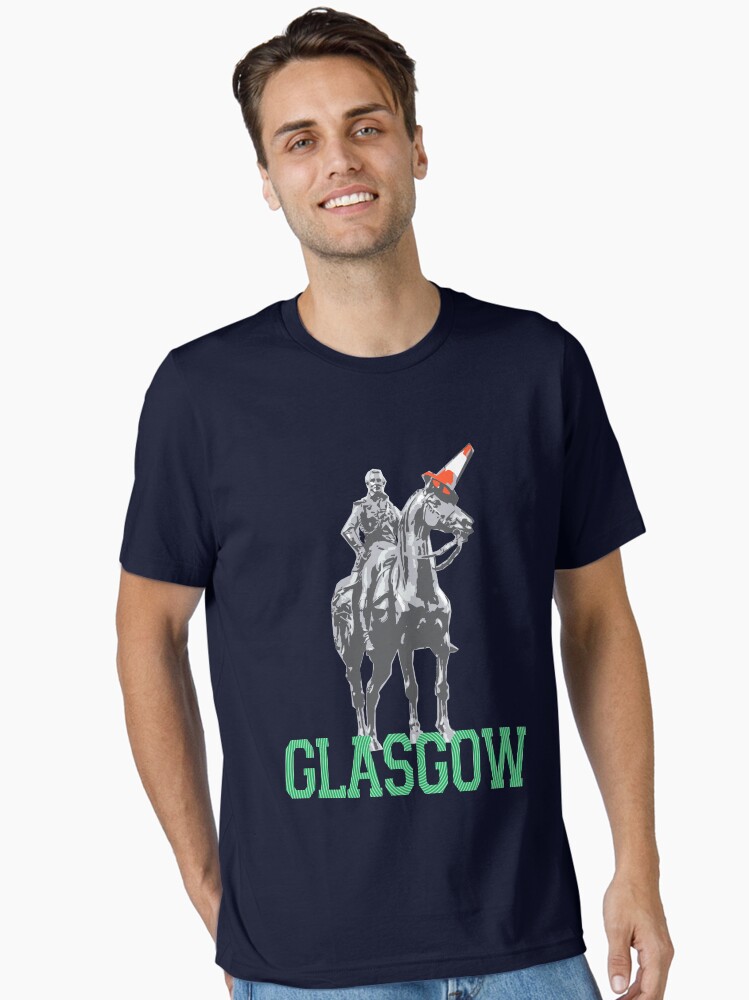 Thumbnail 2 of 7, Essential T-Shirt, Glasgow designed and sold by Thundermonkey.
