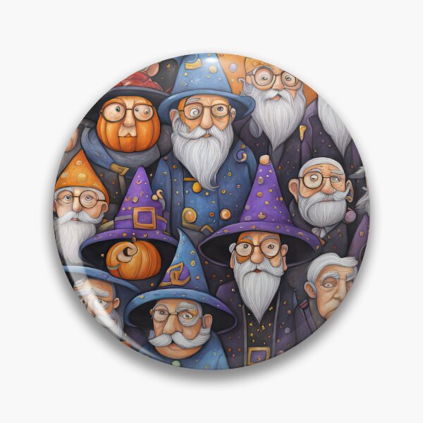 Item preview, Pensioners dressed as Wizards for Halloween designed and sold by Colin Bentham.