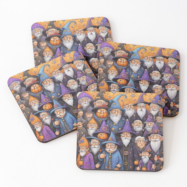 Item preview, Pensioners dressed as Wizards for Halloween designed and sold by Colin Bentham.