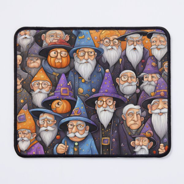 Item preview, Pensioners dressed as Wizards for Halloween designed and sold by Colin Bentham.