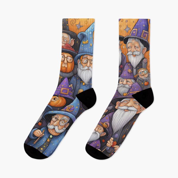 Item preview, Pensioners dressed as Wizards for Halloween designed and sold by Colin Bentham.