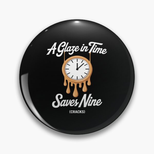 Item preview, A Glaze in Time Clock Drip Brush Script designed and sold by KingsLife1994.