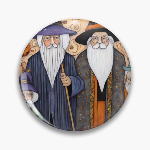 Item preview, Pensioners dressed as Wizards for Halloween designed and sold by Colin Bentham.