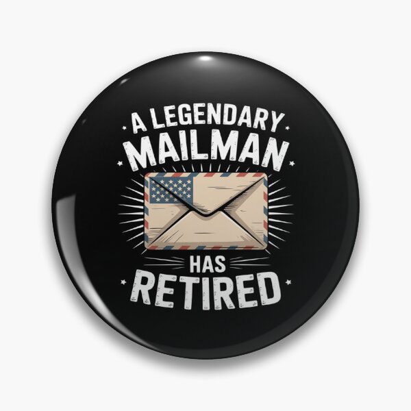 Item preview, A Legendary Mailman Has Retired Postal Worker Mail designed and sold by KingsLife1994.