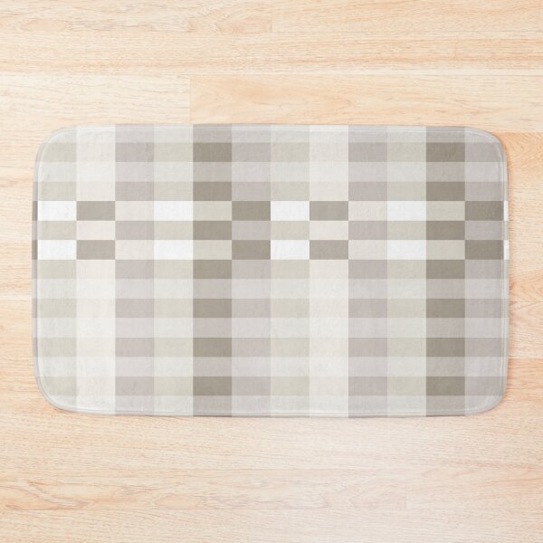 Item preview, Pale Earth Check – soft check in tone-on-tone earth tones designed and sold by colorofmagic.