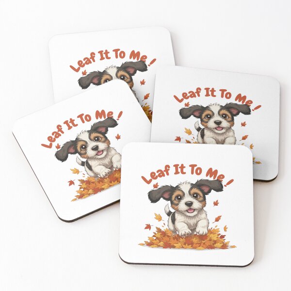 Item preview, Leaf It To Me Grand Basset Griffon Vendeen Dog Running in Fall Leaves Cute Autumn designed and sold by The Real Life Symphony.
