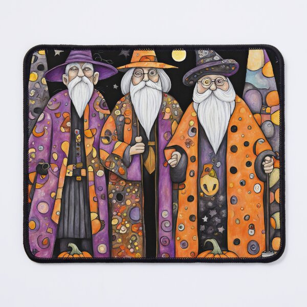 Item preview, Pensioners dressed as Wizards for Halloween designed and sold by Colin Bentham.