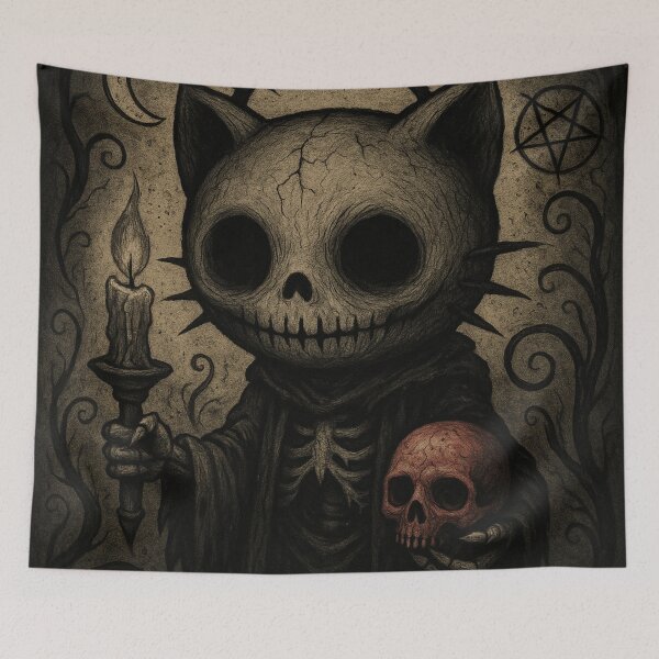 Item preview, Hello kitty The guardian of the skulls designed and sold by art-emissa.