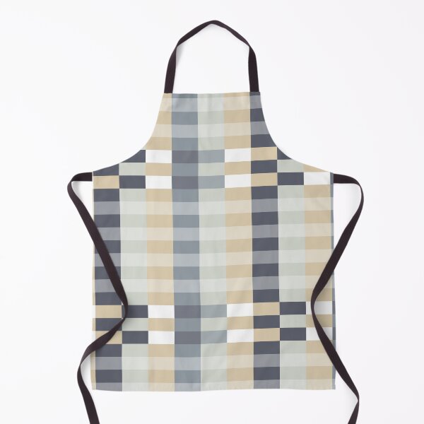 Item preview, Misty Blue Check – cool checks in misty blue and sand designed and sold by colorofmagic.