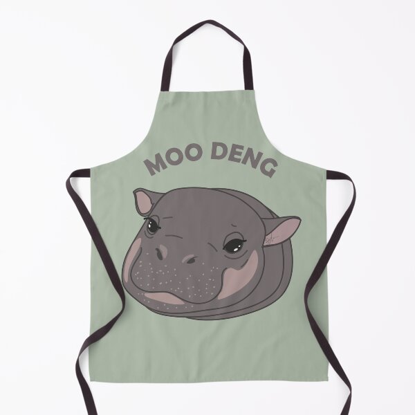 Item preview, Moo Deng Thailand's Cutest Hippo Icon! designed and sold by SKETCHYANDGRAPHIC.