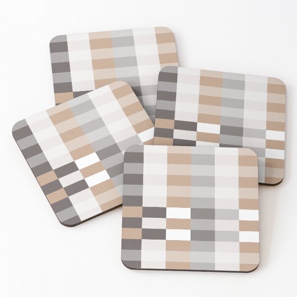 Item preview, Canyon Clay Check – warm checks in clay, earth and stone designed and sold by colorofmagic.