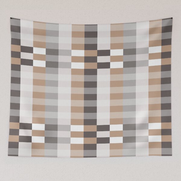 Item preview, Canyon Clay Check – warm checks in clay, earth and stone designed and sold by colorofmagic.