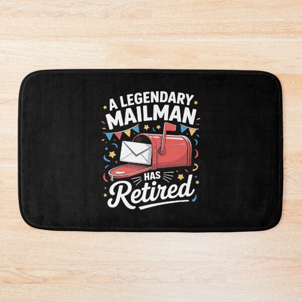 Item preview, A Legendary Mailman Has Retired designed and sold by petrichorsworld.