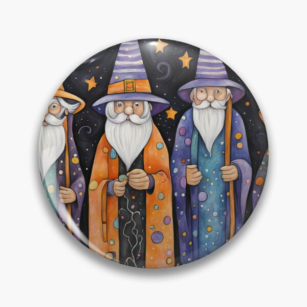 Item preview, Pensioners dressed as Wizards for Halloween designed and sold by Colin Bentham.