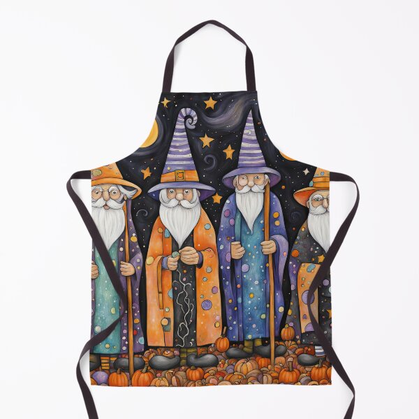 Item preview, Pensioners dressed as Wizards for Halloween designed and sold by Colin Bentham.