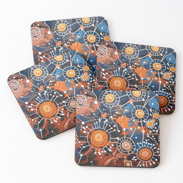 Item preview, Aboriginal Inspired Dot Art - With Litchfield Beauty designed and sold by GrinGalore.