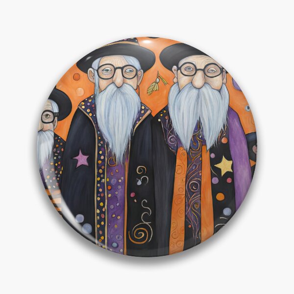 Item preview, Pensioners dressed as Wizards for Halloween designed and sold by Colin Bentham.