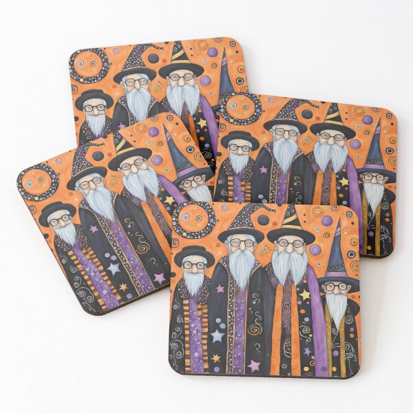 Item preview, Pensioners dressed as Wizards for Halloween designed and sold by Colin Bentham.