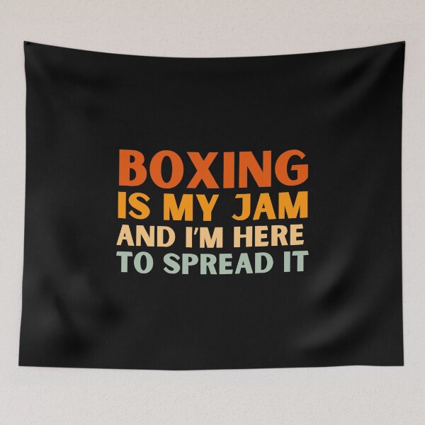 Item preview, Boxing Is My Jam Funny Colorful Boxer designed and sold by StrideSuccess.
