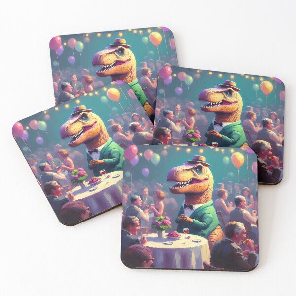 Item preview, Fancy Dinner With A Dino designed and sold by TrexAmbassador.