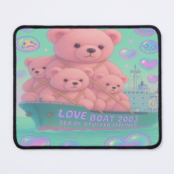 Item preview, Love Boat 2003 – Sea of Stuffed Feelings | Y2K Softcore Nostalgia Print designed and sold by POD DYNASTY.