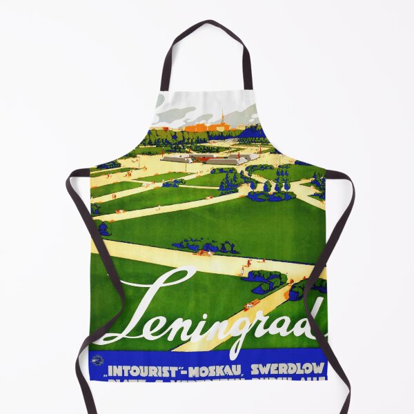 Item preview, Vintage Leningrad Travel Poster | Soviet Era Art Print | 1930s-1950s Intourist Design | Saint Petersburg Wall Art & Decor designed and sold by artofuniverse.