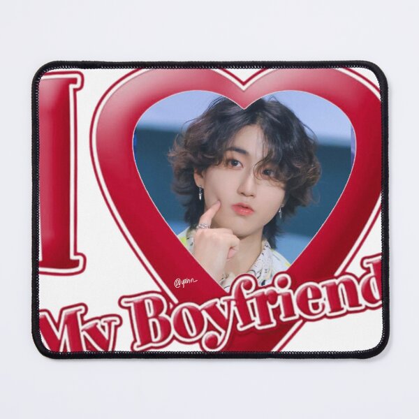 Item preview, I ❤️ My Boyfriend (Stray Kids Han)Print Design designed and sold by j1nirette.