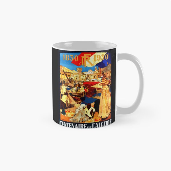 Artikelvorschau, Lebendiges Art-Deco-Poster | 100 Jahre französische Kolonialisierung in Algerien | Historisches und kulturelles Artefakt | Kunstwerk von L. Cauvry entworfen und verkauft von artofuniverse.