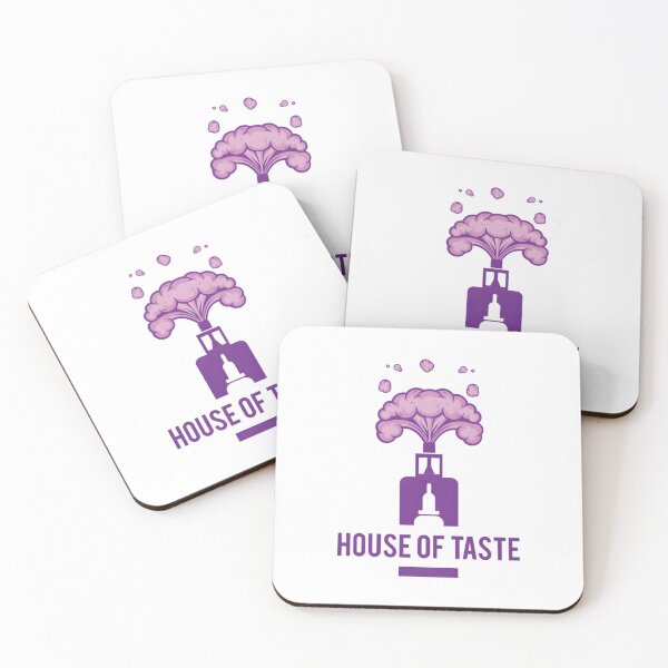 Aperçu de l'œuvre House of Taste – Logo de boutique de vape avec motif nuage créée et vendue par House of Taste Designs.