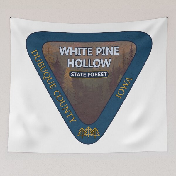 Item preview, White Pine Hollow State Forest, Dubuque County, Iowa, Forest Design designed and sold by Wanderful-roads.