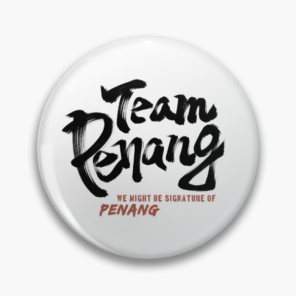 Item preview, Team Penang Japanese style calligraphy art for game lover designed and sold by Necokite.