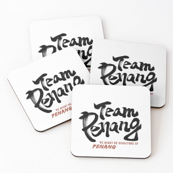 Item preview, Team Penang Japanese style calligraphy art for game lover designed and sold by Necokite.