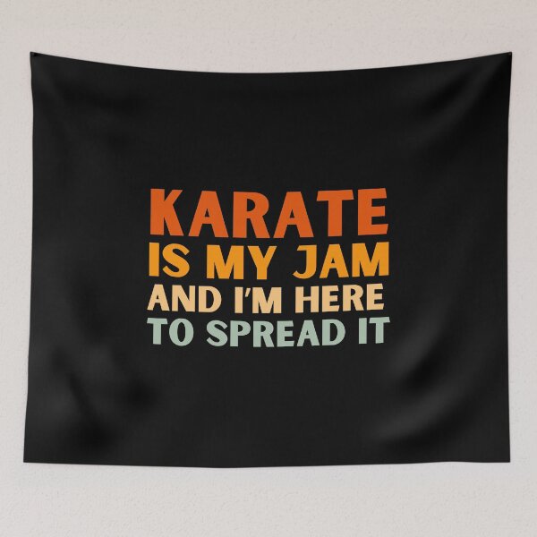 Item preview, Karate Is My Jam Funny Colorful Karateka designed and sold by StrideSuccess.