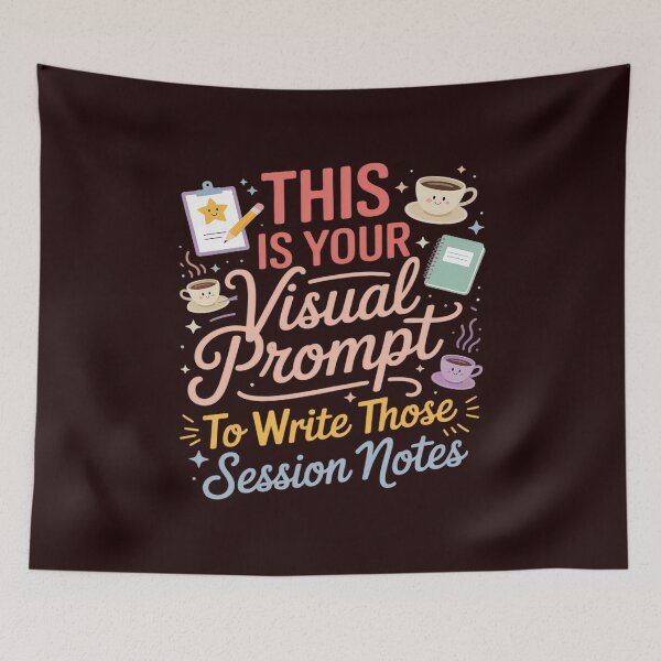 Item preview, ABA Therapist Behavior Analyst Session Notes Autism designed and sold by petrichorsworld.