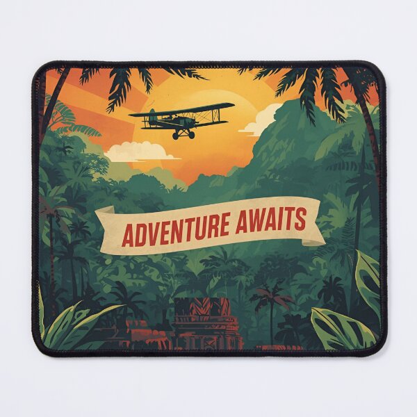 Item preview, Vintage Desert Expedition Adventure Poster designed and sold by ChicTrendz.