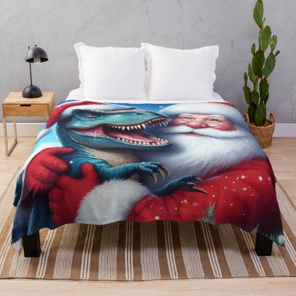 Item preview, T-Rex and Santa Claus Hugging designed and sold by TrexAmbassador.