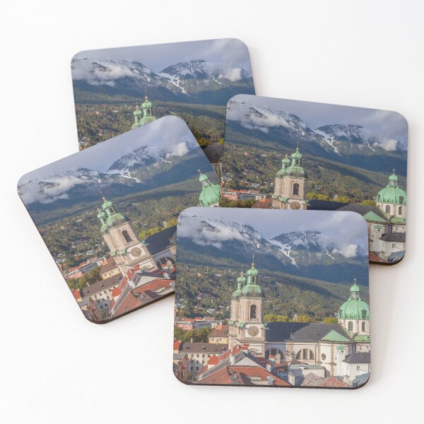 Item preview, St. James's Cathedral and the Karwendel Mountains, Old Town, Innsbruck designed and sold by Torsten  Krüger.