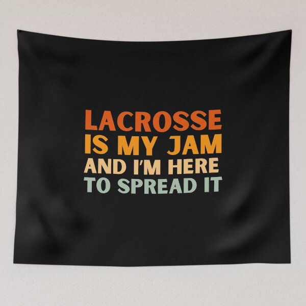 Item preview, Lacrosse Is My Jam Funny Colorful Lacrosse Player designed and sold by StrideSuccess.
