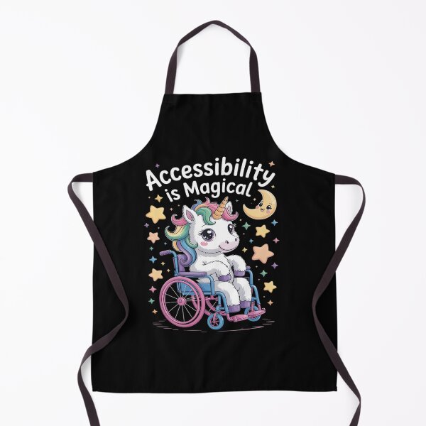 Item preview, Accessibility Is Magical Cute Unicorn Wheelchair Disabilit designed and sold by petrichorsworld.