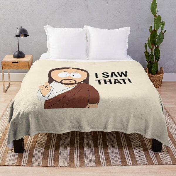 Item preview, Jesus “I saw that” meme | Cartoon style designed and sold by Bratak.