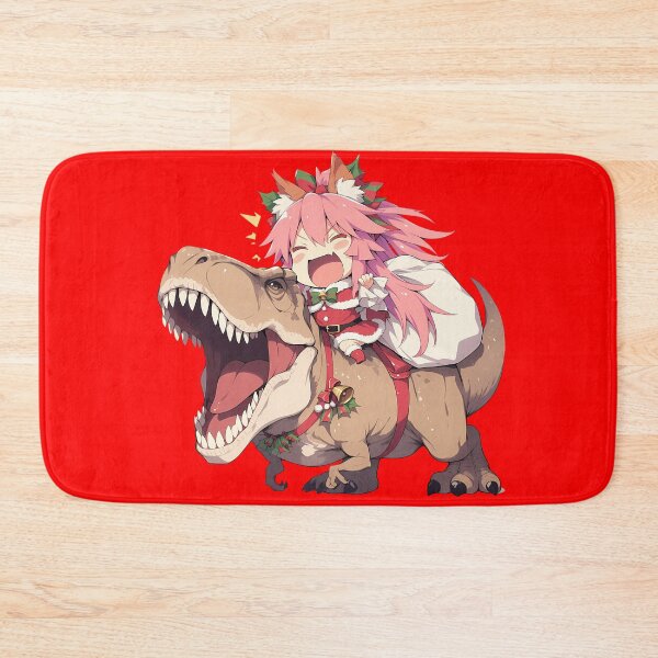 Item preview, Stay Night Tamamo No Mae Caster Fate Grand Order Christmas Dinosaur Chibi Anime designed and sold by TorbenKuhano.