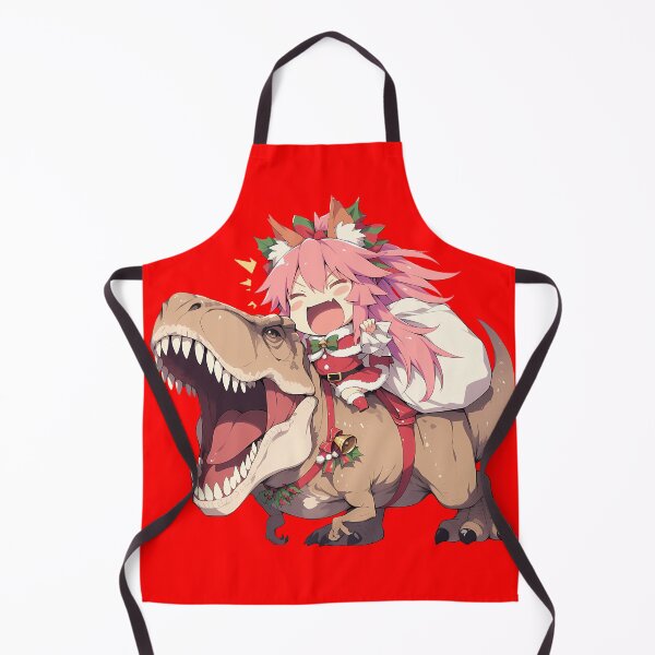 Item preview, Stay Night Tamamo No Mae Caster Fate Grand Order Christmas Dinosaur Chibi Anime designed and sold by TorbenKuhano.