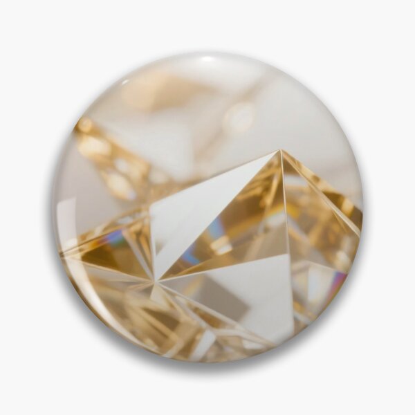 Item preview, Golden Diamond Facets Reflecting Light with Prism Rainbow Highlights and Elegant Geometric Precision designed and sold by Mimoshi ⭐⭐⭐⭐⭐.