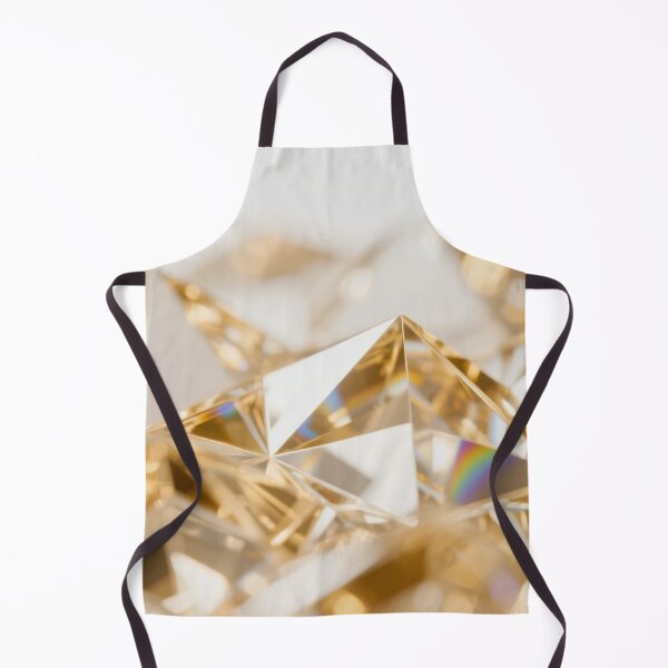 Item preview, Golden Diamond Facets Reflecting Light with Prism Rainbow Highlights and Elegant Geometric Precision designed and sold by Mimoshi ⭐⭐⭐⭐⭐.